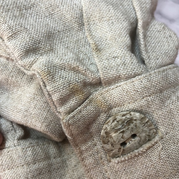 Mzm Tan Jacket Lightweight Sz Medium Made in USA - Picture 10 of 11